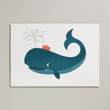 Print A4 Whale