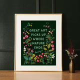 Chagall Quote Art Print Rifle Paper Co.