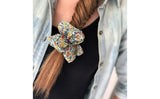 Scrunchie Small Liberty Print Mustard Capel