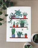 Houseplants A4 Print