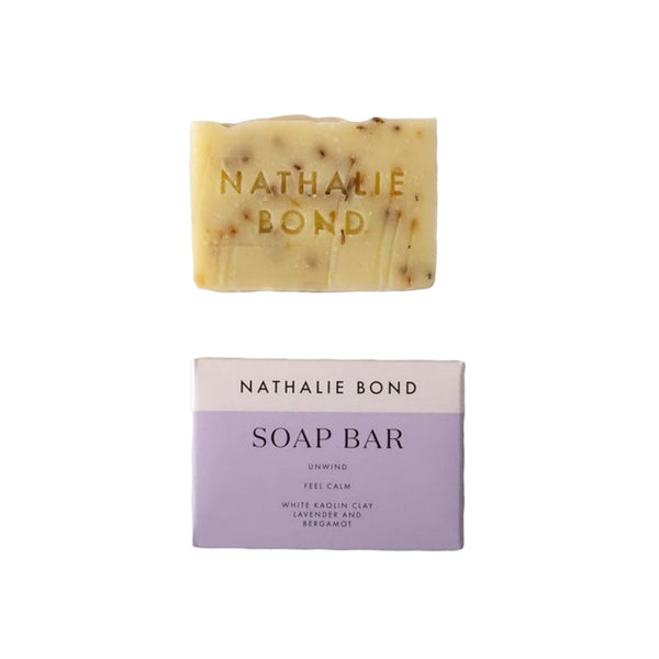 Soap Bar Organic Unwind Clay Lavender Bergamot