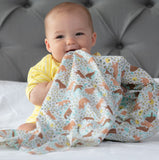 Muslin Swaddle Organic Cotton Country Friends