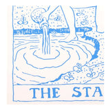 A3 The Star Tarot Print Blue