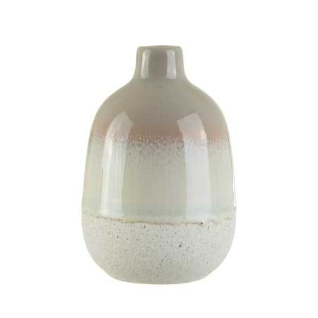 Vase Small Grey Ceramic Glaze